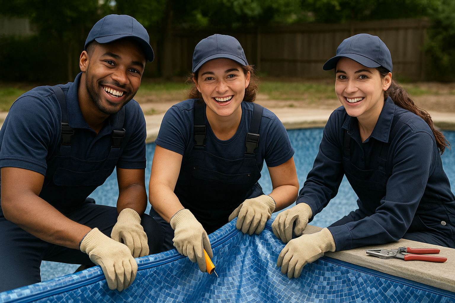 Young Friendly Pool Installation Team